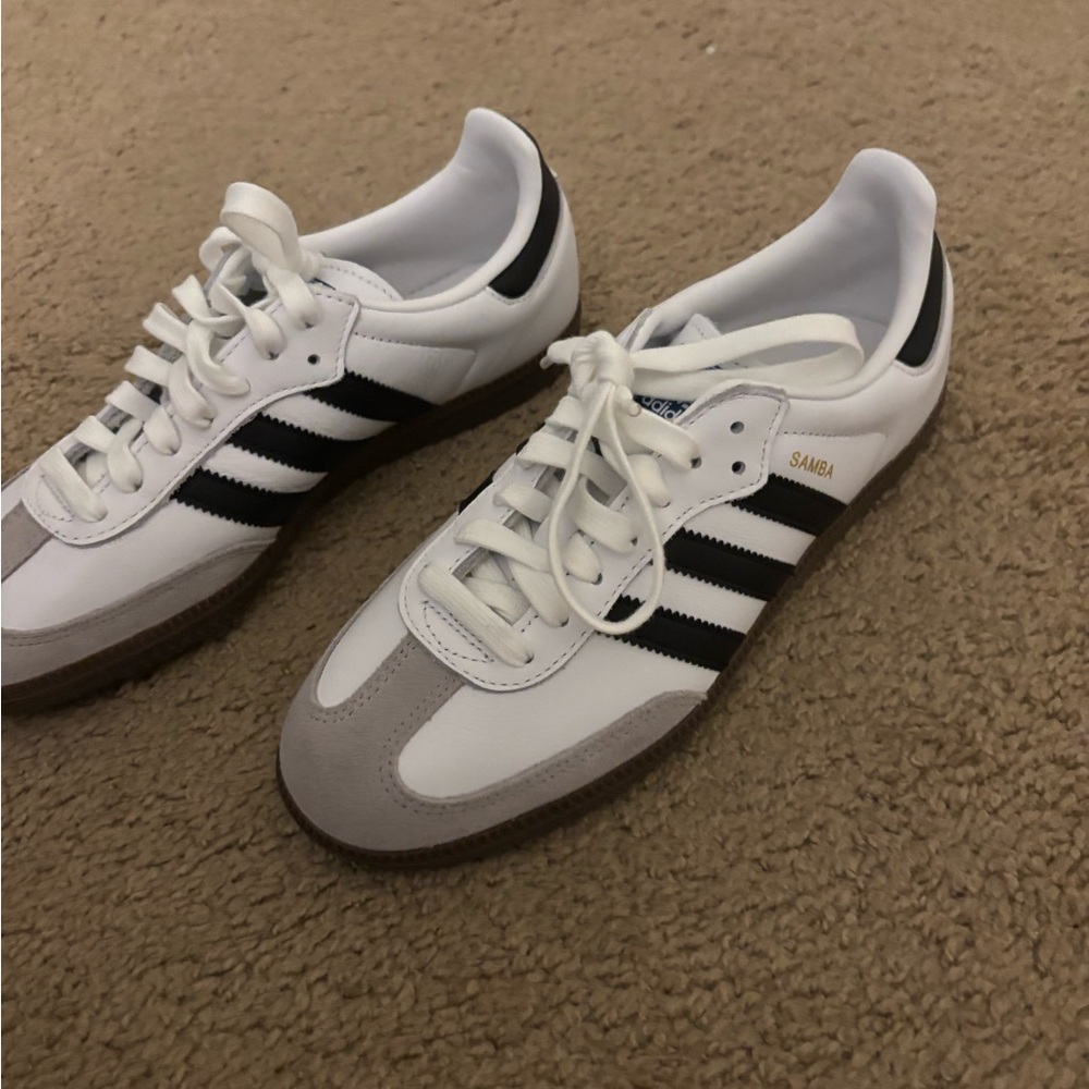 Adidas Samba Classic White and Black women's Shoes